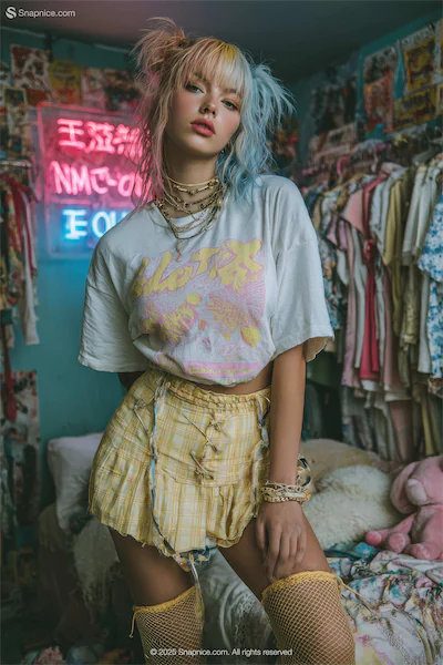 E-Girl Aesthetic Shines in Neon with Pastel Hair and Bold Style 17-cover