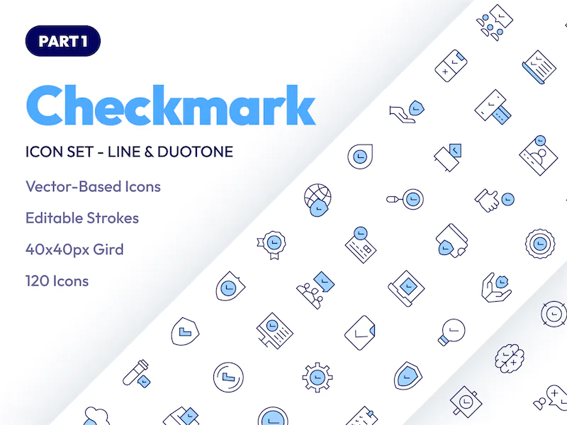 Checkmark Icon Set Part 1 – Cover