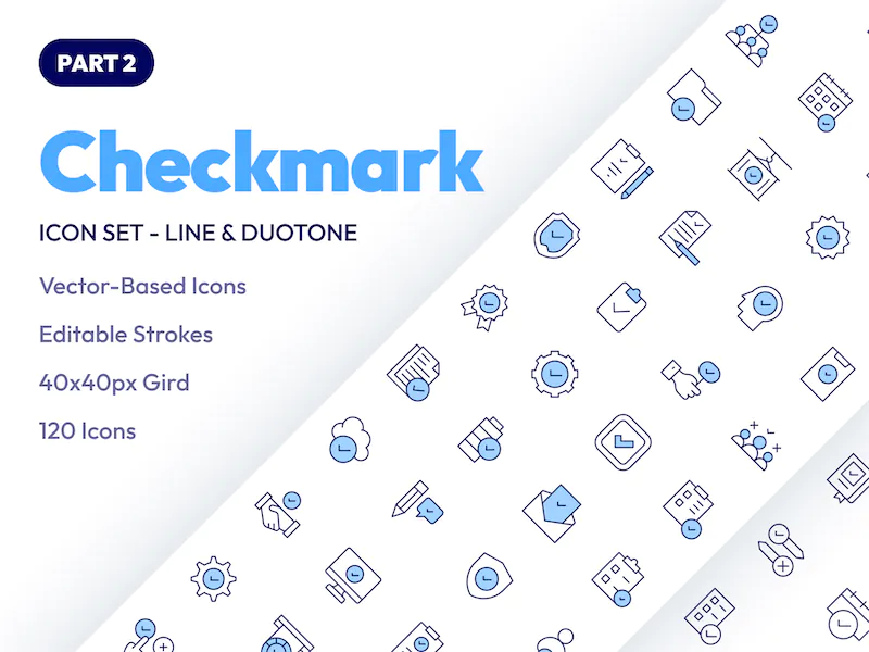 Checkmark Icon Set Part 2 – Cover