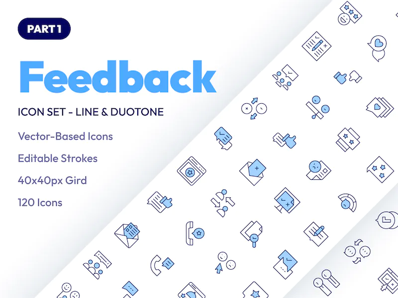 Feedback Icon Set Part 1 – Cover