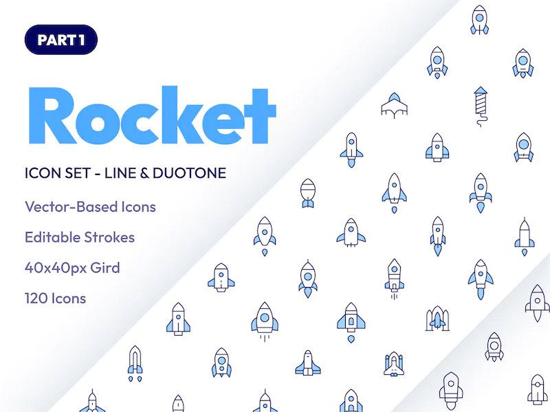 Rocket Icon Set – Cover