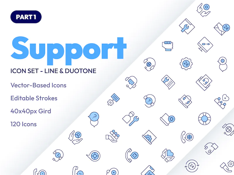 Support Icon Set – Cover