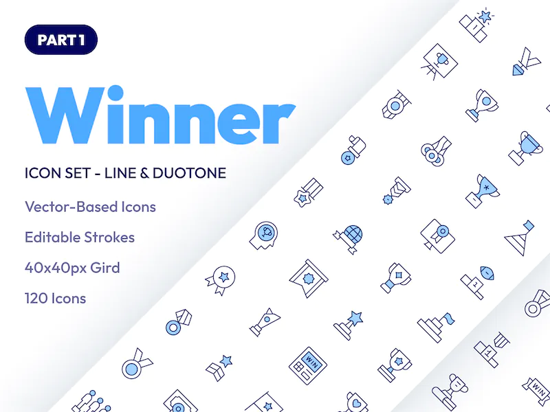 Winner Icon Set 1